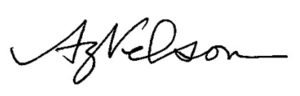 Signature of Amy Nelson